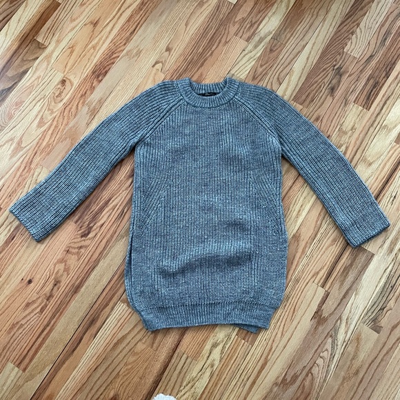 Zara Chunky Knit Side Slit Tunic Sweater - Picture 6 of 11